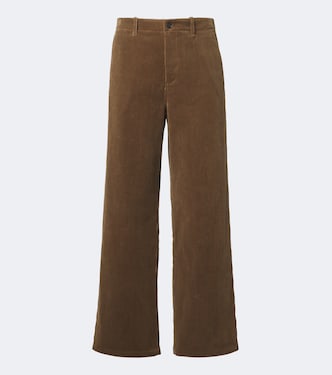 Cotton corduroy wide-leg pants | Jil Sander