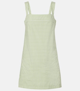 Vestido corto Sloan en mezcla de algodón | Simkhai