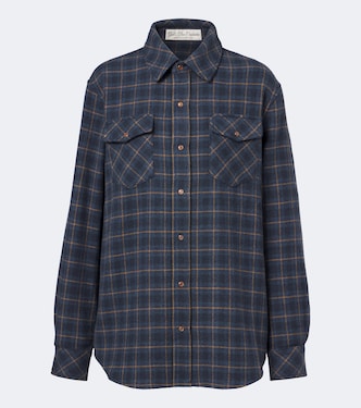 Rugged Explorer plaid cashmere shirt | God's True Cashmere
