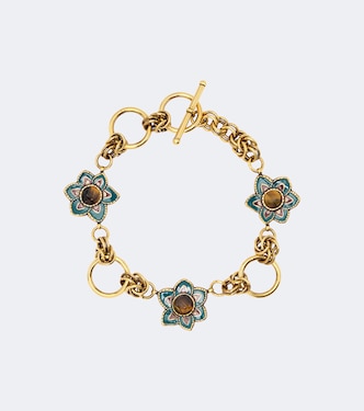 Embellished floral chain necklace | Etro