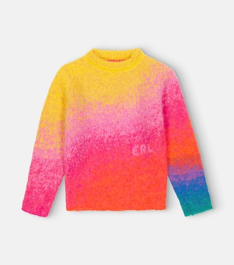 Pull en laine mélangée à logo | ERL Kids
