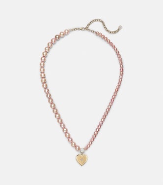 Collier en or 14 ct, perles et diamant | Sydney Evan