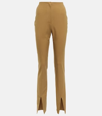 Slim-Fit-Hose Florine aus Wollgemisch | Nanushka