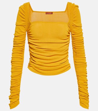 Asgard ruched jersey top | Altuzarra