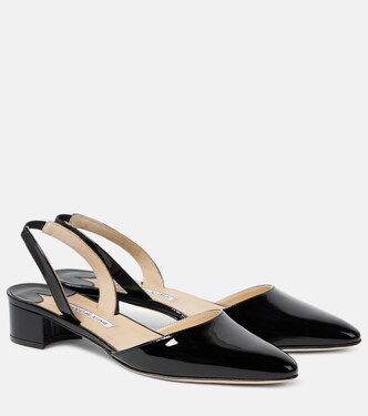 Slingback-Pumps Aspro 30 aus Lackleder | Manolo Blahnik