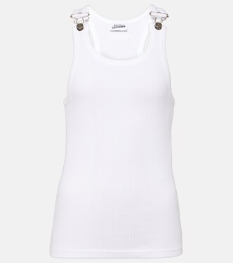Ribbed-knit cotton jersey tank top | Jean Paul Gaultier