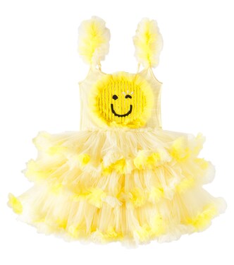 Smiley ruffled tulle and jersey dress | Tutu Du Monde