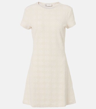 Robe en coton mélangé à logo | Tory Burch