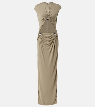 Duo Bezel Quartz jersey maxi dress | Christopher Esber