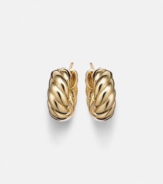 Ohrringe Sculpted Cable aus 18kt Gelbgold | David Yurman