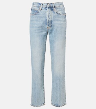 The Vertical Crop high-rise straight jeans | Frame