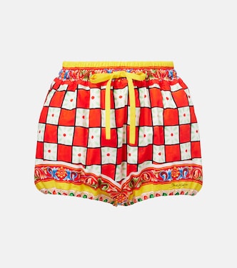 Bedruckte Shorts aus Baumwolle | Dolce&Gabbana