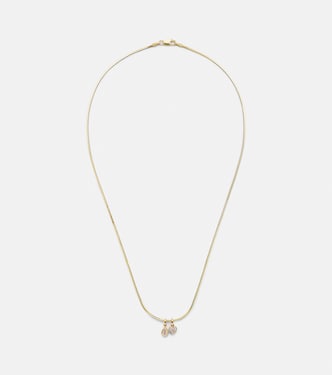 Collana in oro 14kt con diamanti | Roxanne First