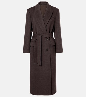 Wool and cashmere wrap coat | Brunello Cucinelli