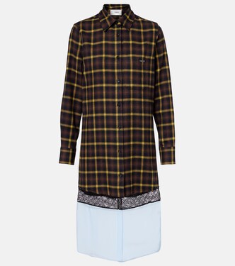 Checked shirt dress | Coperni