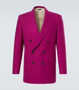 Wool twill suit jacket | Tom Ford