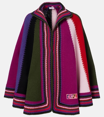 Colorblocked wool cape | Pucci