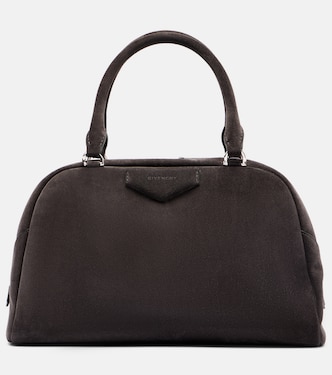 Antigona East-West Medium suede tote bag | Givenchy
