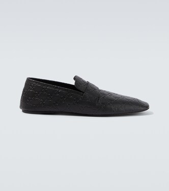 GG embossed leather loafers | Gucci