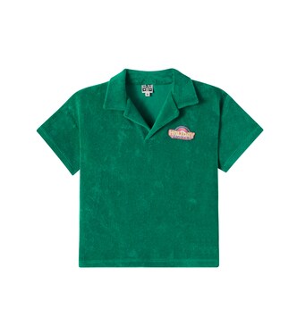 Embroidered cotton terry polo shirt | Bonton