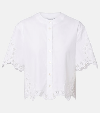 Camicia Aleck in cotone con ricamo | Veronica Beard