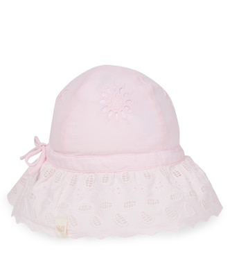 Baby Eliana broderie anglaise cotton sun hat | Louise Misha