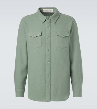 Hemd aus Kaschmir mit Smaragden | God's True Cashmere