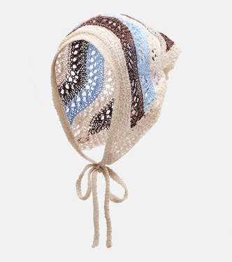 Haar-Accessoire Chevron aus Häkelstrick | Bananhot