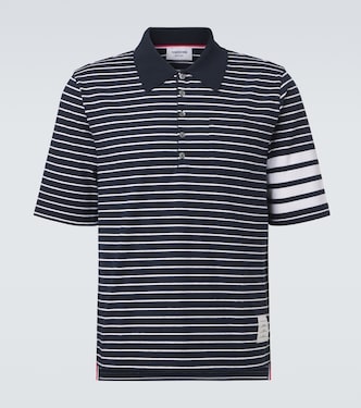 Polo 4-Bar in cotone a righe | Thom Browne