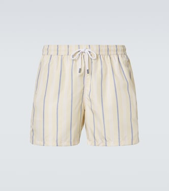Striped swim trunks | Fedeli