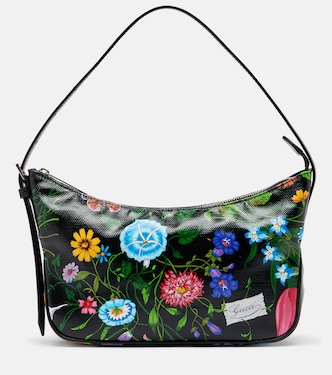 Lady Lunetta Small canvas shoulder bag | Gucci