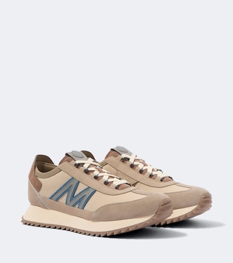 Pacey2 suede-trimmed sneakers | Moncler