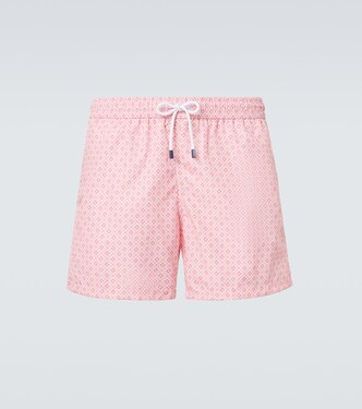 Madeira printed swim trunks | Fedeli