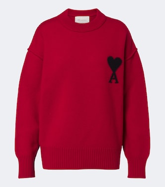 Ami de Coeur virgin wool sweater | Ami Paris