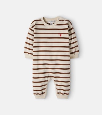 Baby striped cotton onesie | Emile et Ida