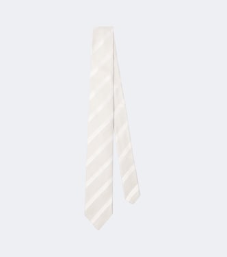 Striped silk tie | Brunello Cucinelli