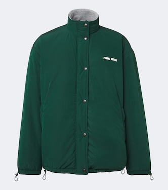Logo technical jacket | Miu Miu