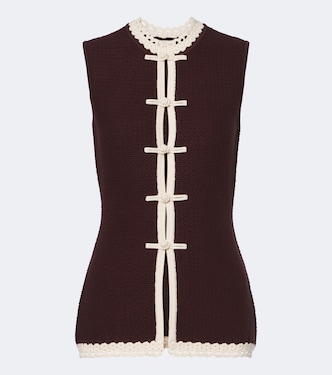 Hattie crochet-trimmed top | Posse