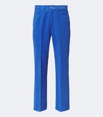Wool and cashmere corduroy straight pants | Auralee