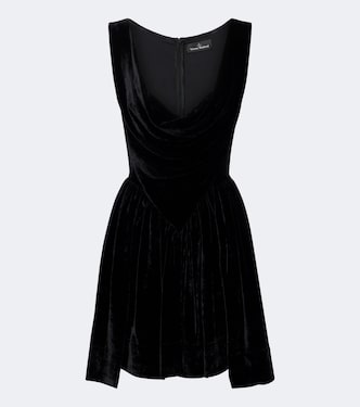 Sunday draped velvet minidress | Vivienne Westwood