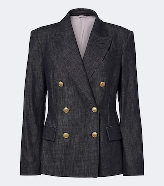 Blazer aus Denim | Brunello Cucinelli
