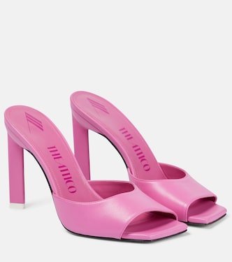 Kaia leather mules | The Attico