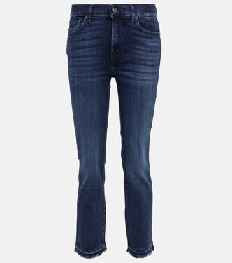 The Straight Crop high-rise jeans | 7 For All Mankind
