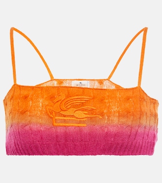 Colorblocked wool bralette | Etro