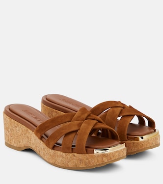 Maribou 50 suede sandals | Jimmy Choo