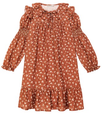 Barbara ruffled floral cotton dress | The New Society