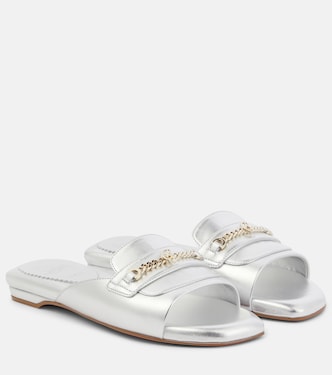 Miss MJ metallic leather mules | Christian Louboutin