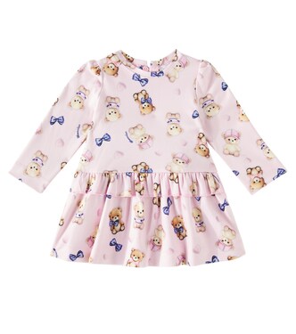 Baby Free Time printed dress | Monnalisa