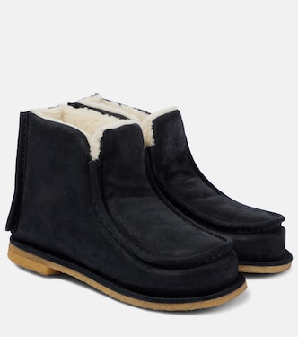 Botines de piel con forro de borrego | JW Anderson