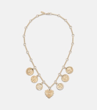 Love 18kt gold chain choker with diamonds | FoundRae